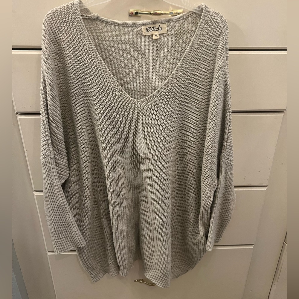Listicle boutique brand chunky oversized sweater